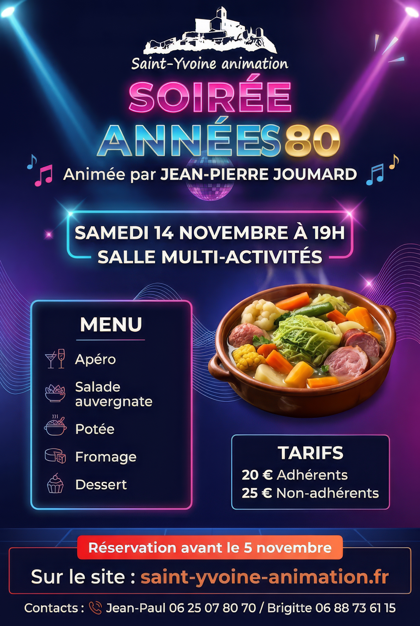 Soirée années 80